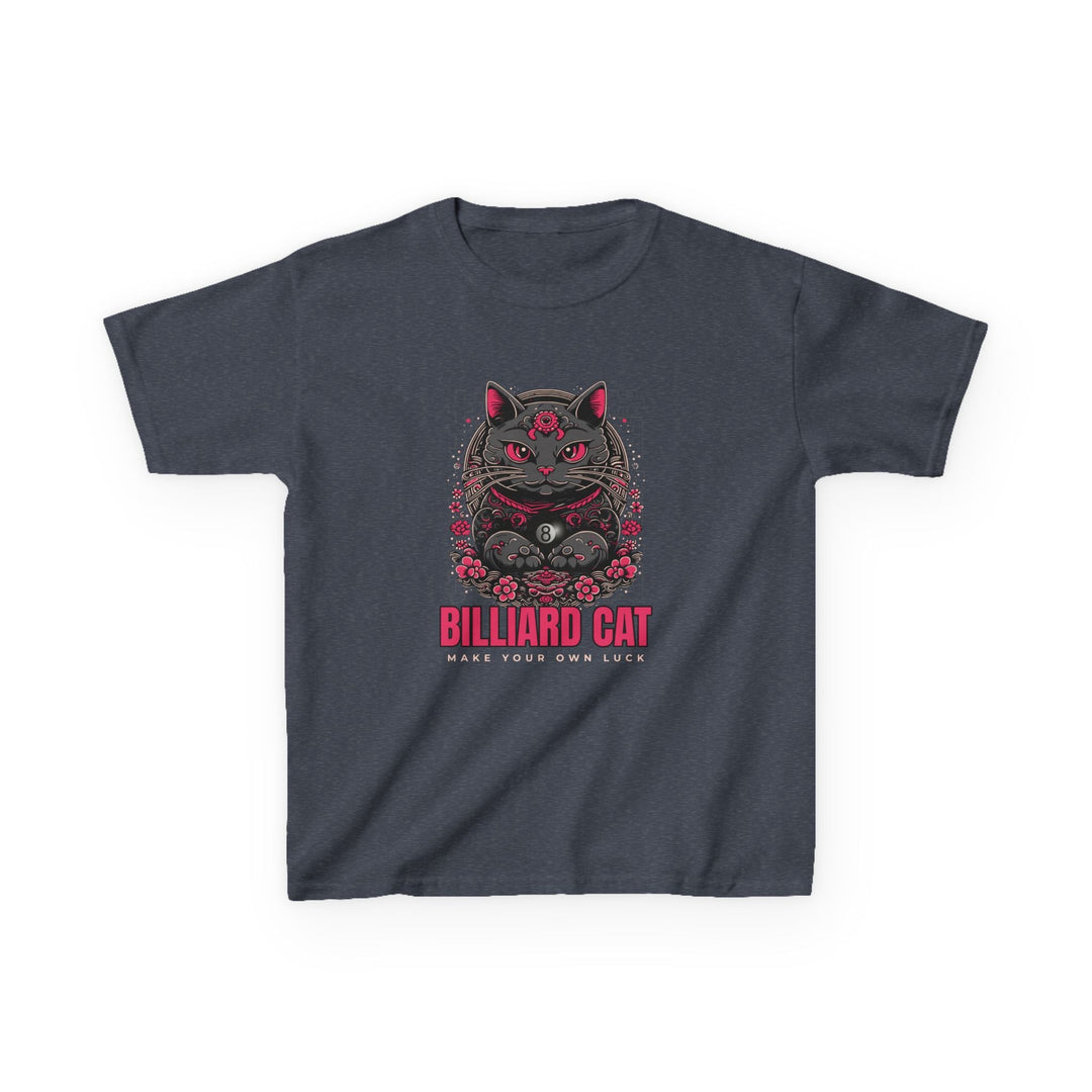 Billiard 8 Ball Cat - Youth Cotton Tee - BFLY BILLIARDS