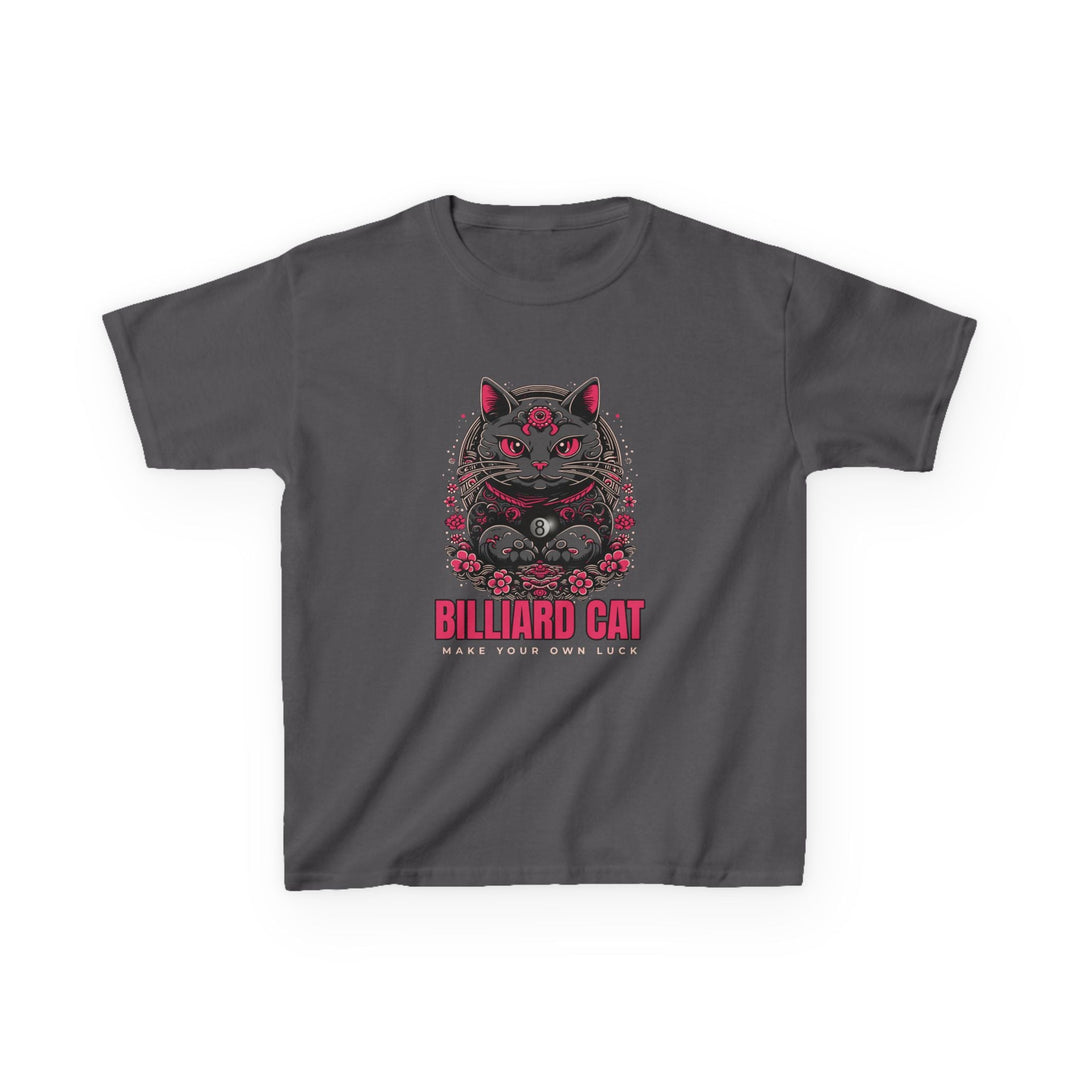 Billiard 8 Ball Cat - Youth Cotton Tee - BFLY BILLIARDS