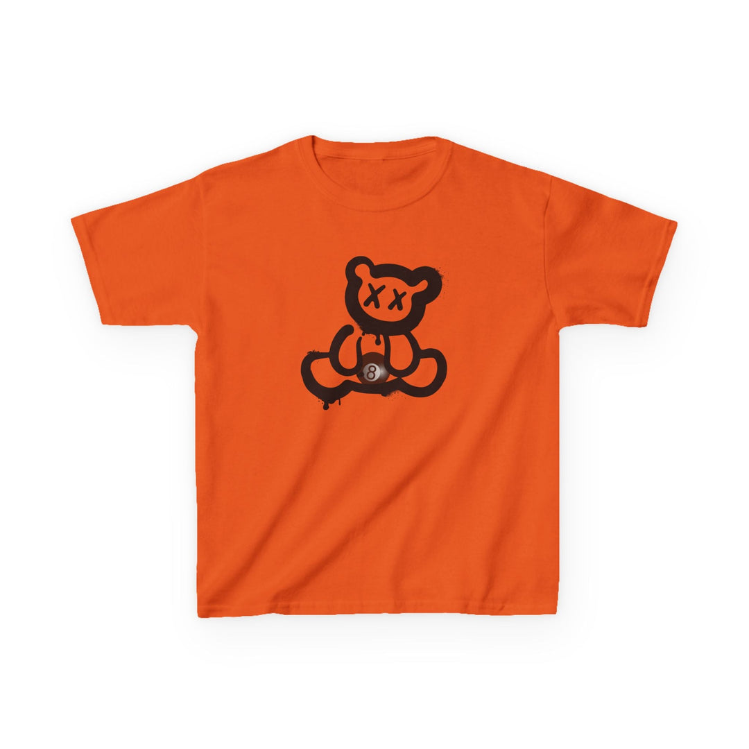Billiard Bear Black Logo - 8 Ball - Youth Cotton Tee - BFLY BILLIARDS