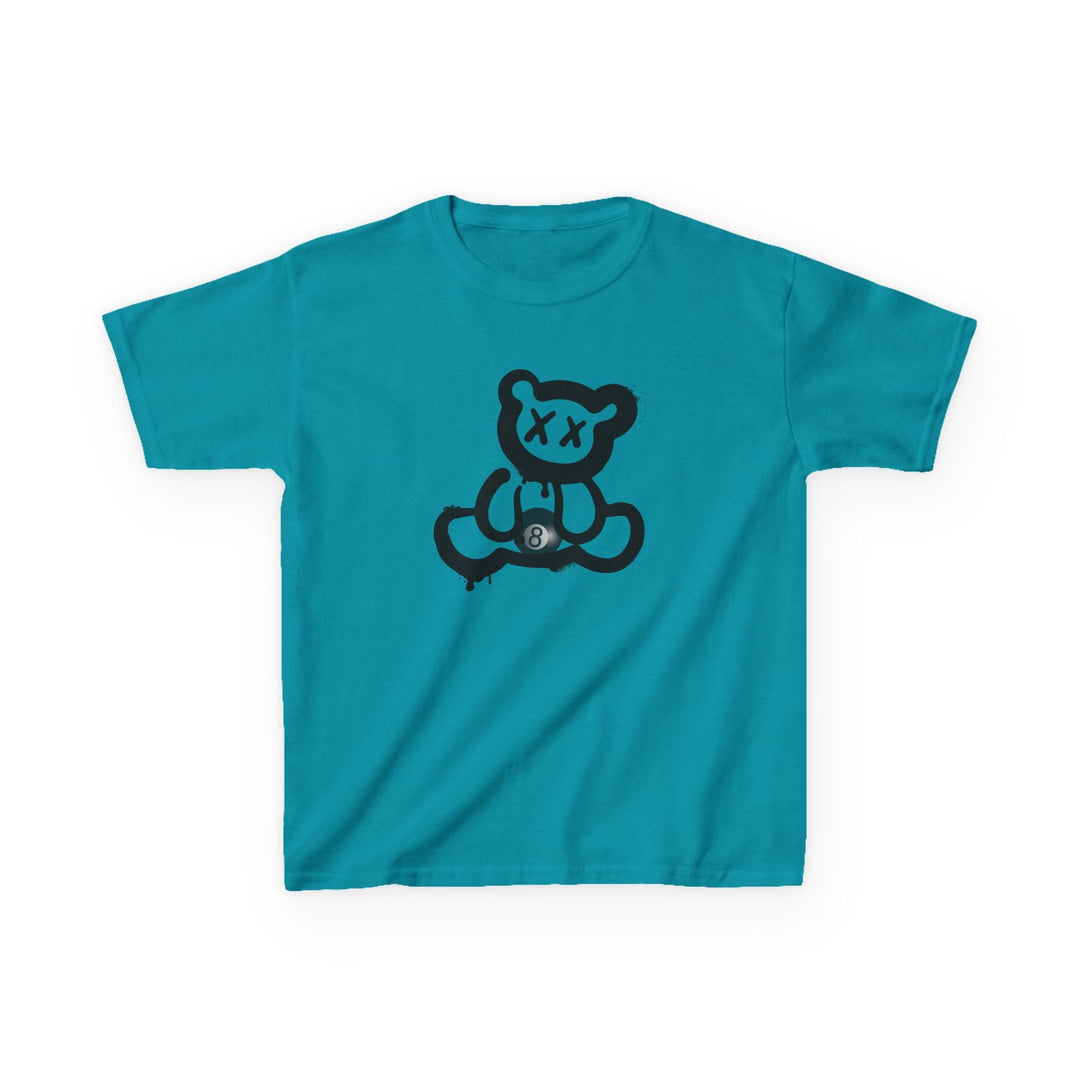 Billiard Bear Black Logo - 8 Ball - Youth Cotton Tee - BFLY BILLIARDS