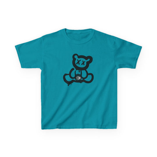 Billiard Bear Black Logo - 8 Ball - Youth Cotton Tee - BFLY BILLIARDS