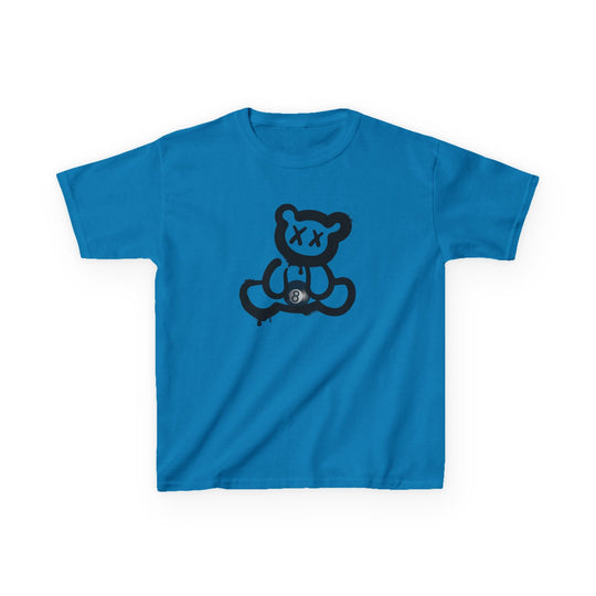 Billiard Bear Black Logo - 8 Ball - Youth Cotton Tee - BFLY BILLIARDS