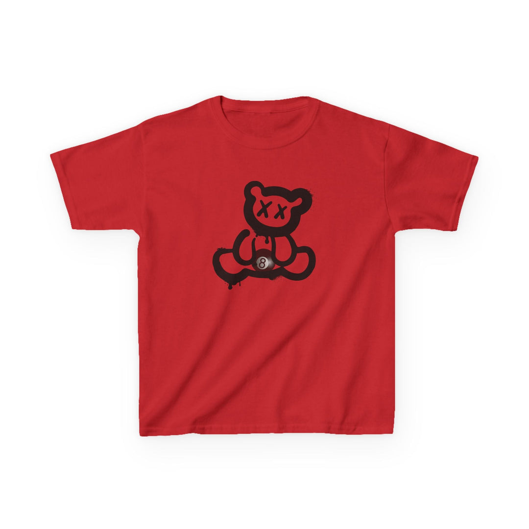 Billiard Bear Black Logo - 8 Ball - Youth Cotton Tee - BFLY BILLIARDS