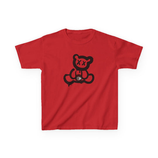 Billiard Bear Black Logo - 8 Ball - Youth Cotton Tee - BFLY BILLIARDS
