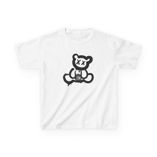 Billiard Bear Black Logo - 8 Ball - Youth Cotton Tee - BFLY BILLIARDS