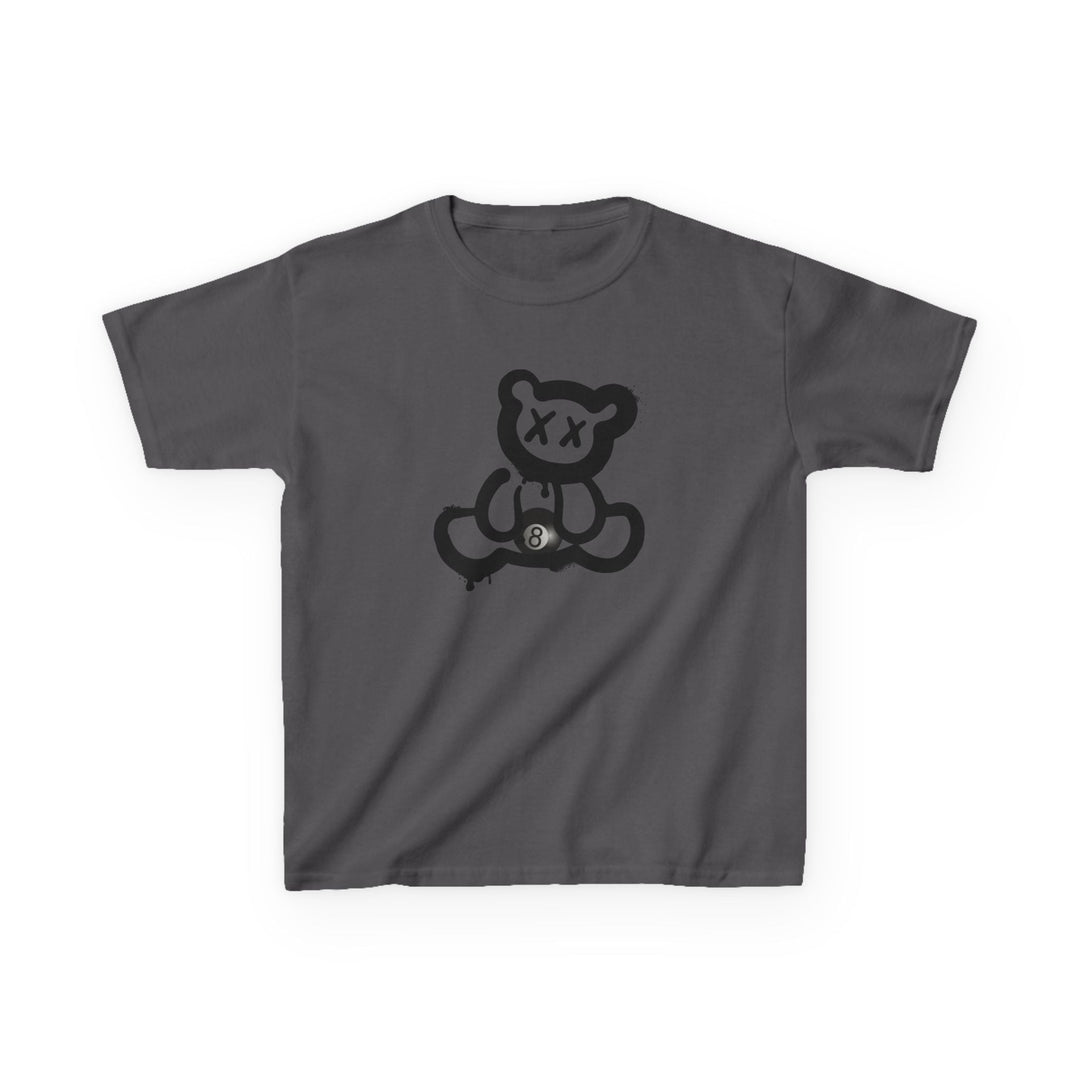 Billiard Bear Black Logo - 8 Ball - Youth Cotton Tee - BFLY BILLIARDS