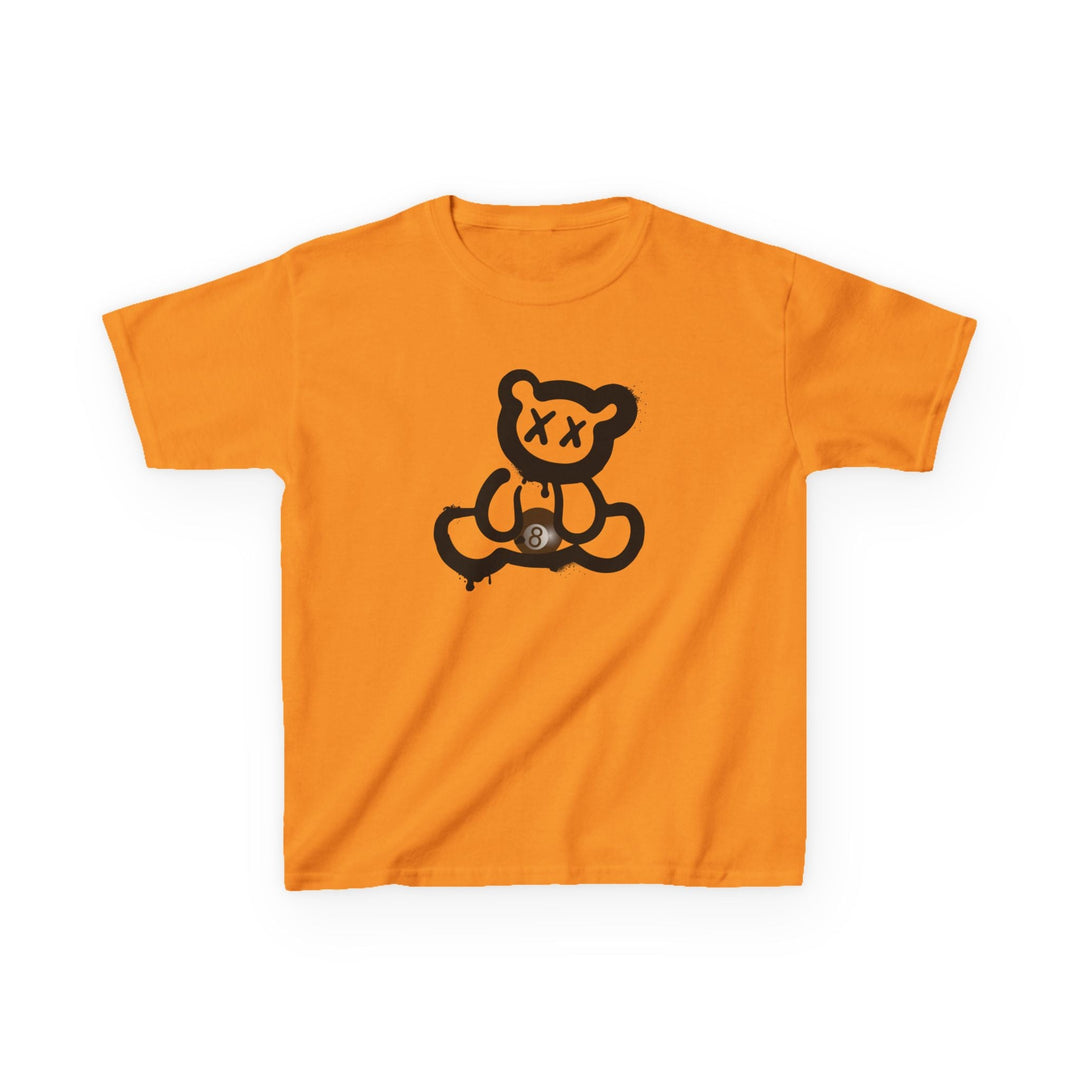 Billiard Bear Black Logo - 8 Ball - Youth Cotton Tee - BFLY BILLIARDS