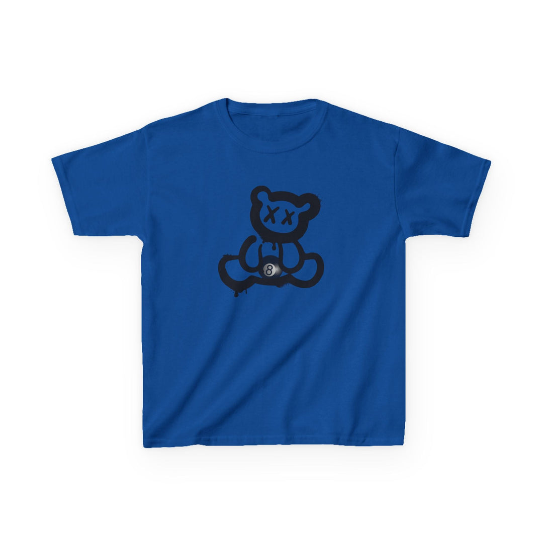 Billiard Bear Black Logo - 8 Ball - Youth Cotton Tee - BFLY BILLIARDS