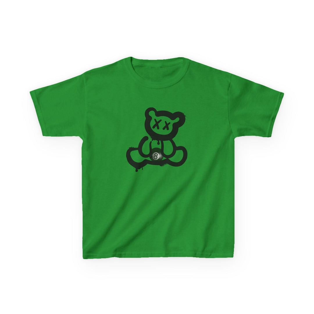 Billiard Bear Black Logo - 8 Ball - Youth Cotton Tee - BFLY BILLIARDS