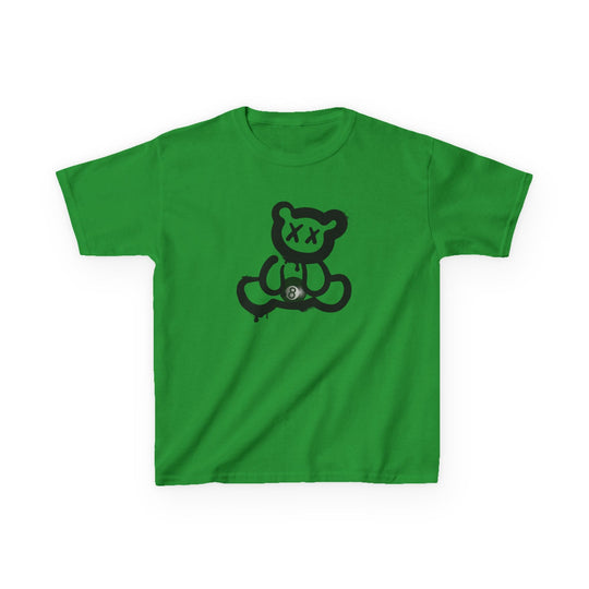 Billiard Bear Black Logo - 8 Ball - Youth Cotton Tee - BFLY BILLIARDS