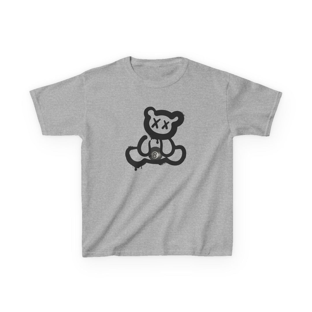 Billiard Bear Black Logo - 8 Ball - Youth Cotton Tee - BFLY BILLIARDS