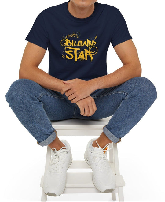 Billiard Star - Custom Cotton T-Shirt - BFLY BILLIARDS