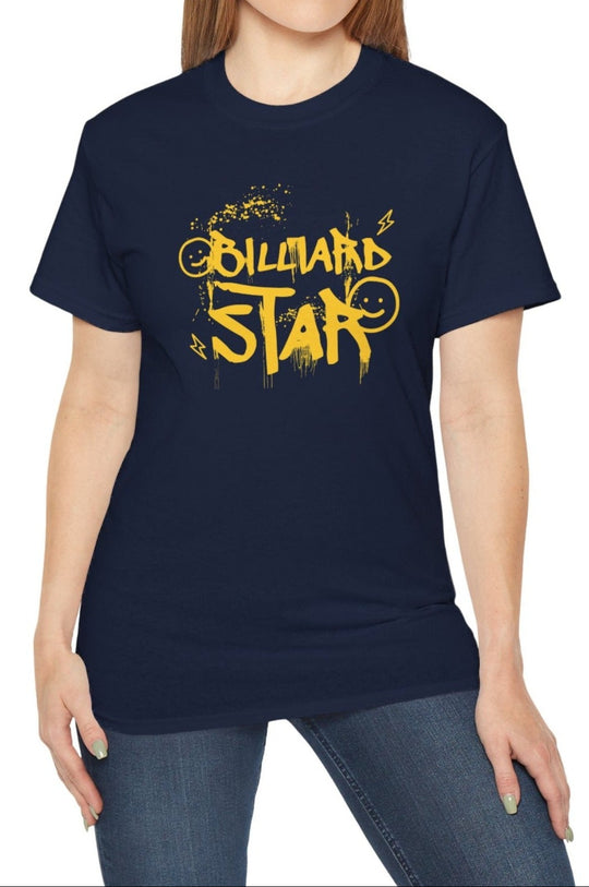 Billiard Star - Custom Cotton T-Shirt - BFLY BILLIARDS