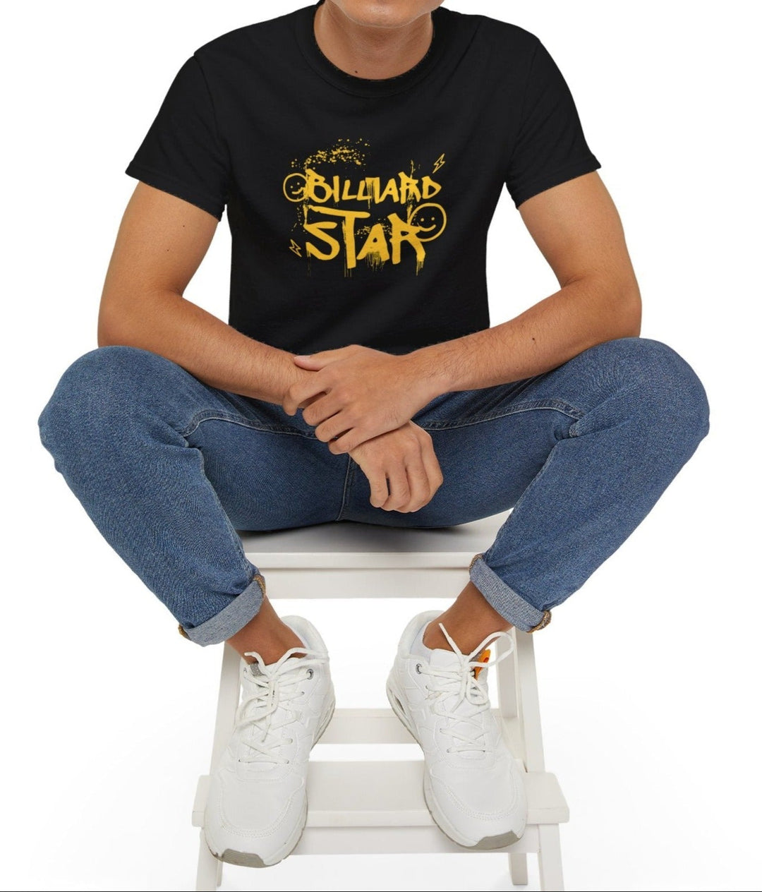 Billiard Star - Custom Cotton T-Shirt - BFLY BILLIARDS