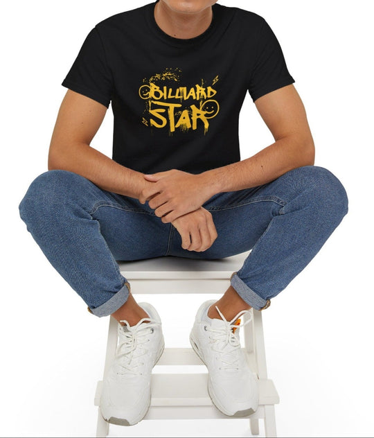 Billiard Star - Custom Cotton T-Shirt - BFLY BILLIARDS