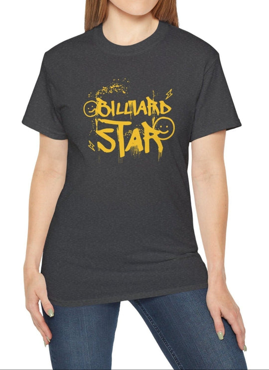 Billiard Star - Custom Cotton T-Shirt - BFLY BILLIARDS