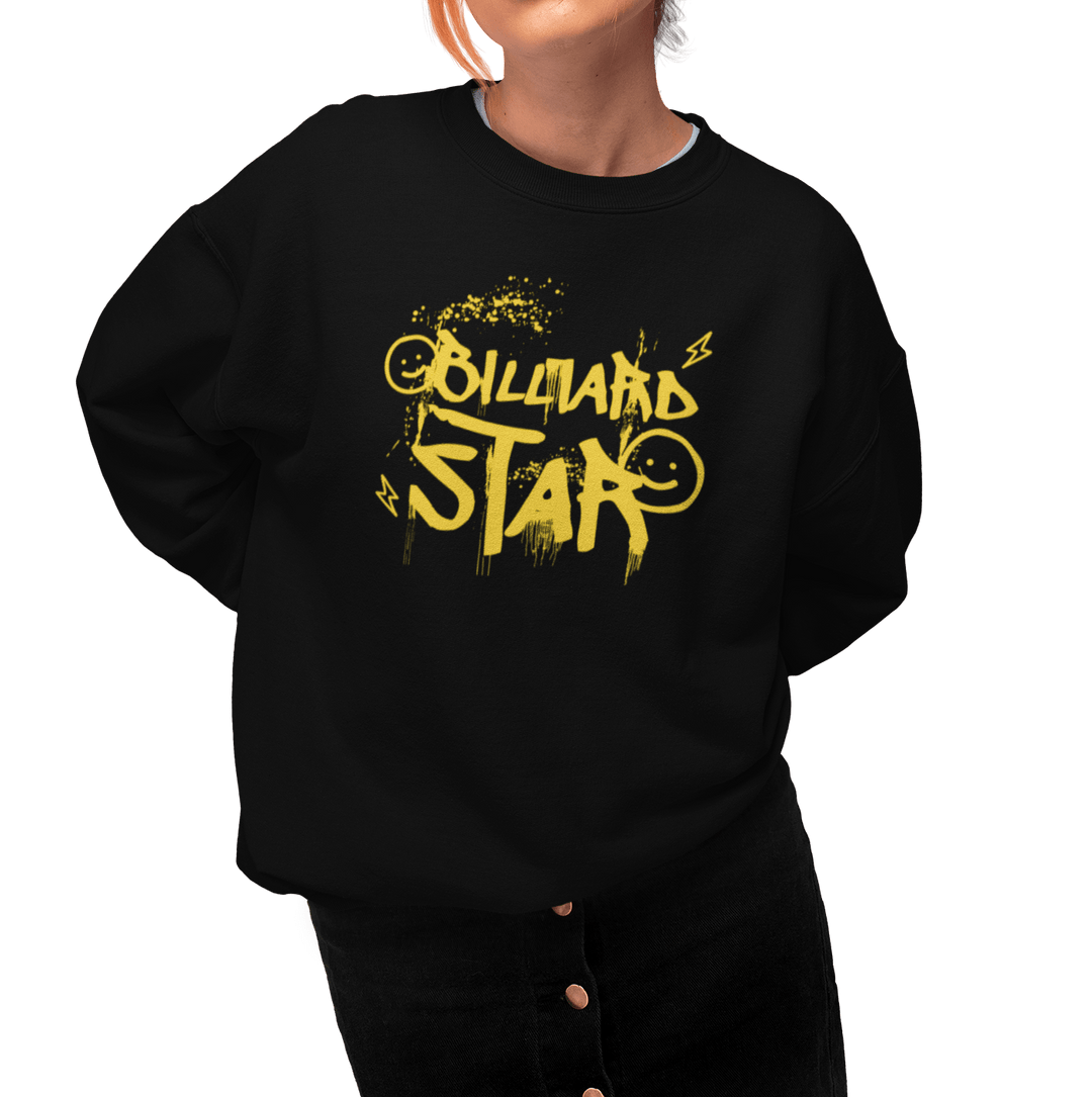 Billiard Star - Custom Crewneck Sweatshirt - BFLY BILLIARDS