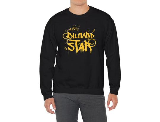 Billiard Star - Custom Crewneck Sweatshirt - BFLY BILLIARDS