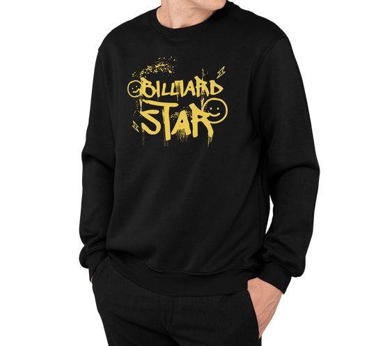 Billiard Star - Custom Crewneck Sweatshirt - BFLY BILLIARDS