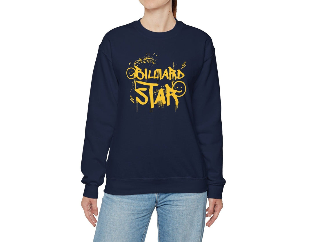 Billiard Star - Custom Crewneck Sweatshirt - BFLY BILLIARDS