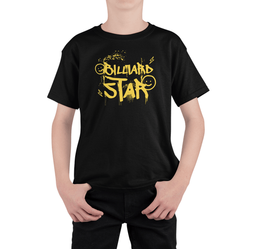 Billiard Star - Custom Youth Cotton Tee - BFLY BILLIARDS