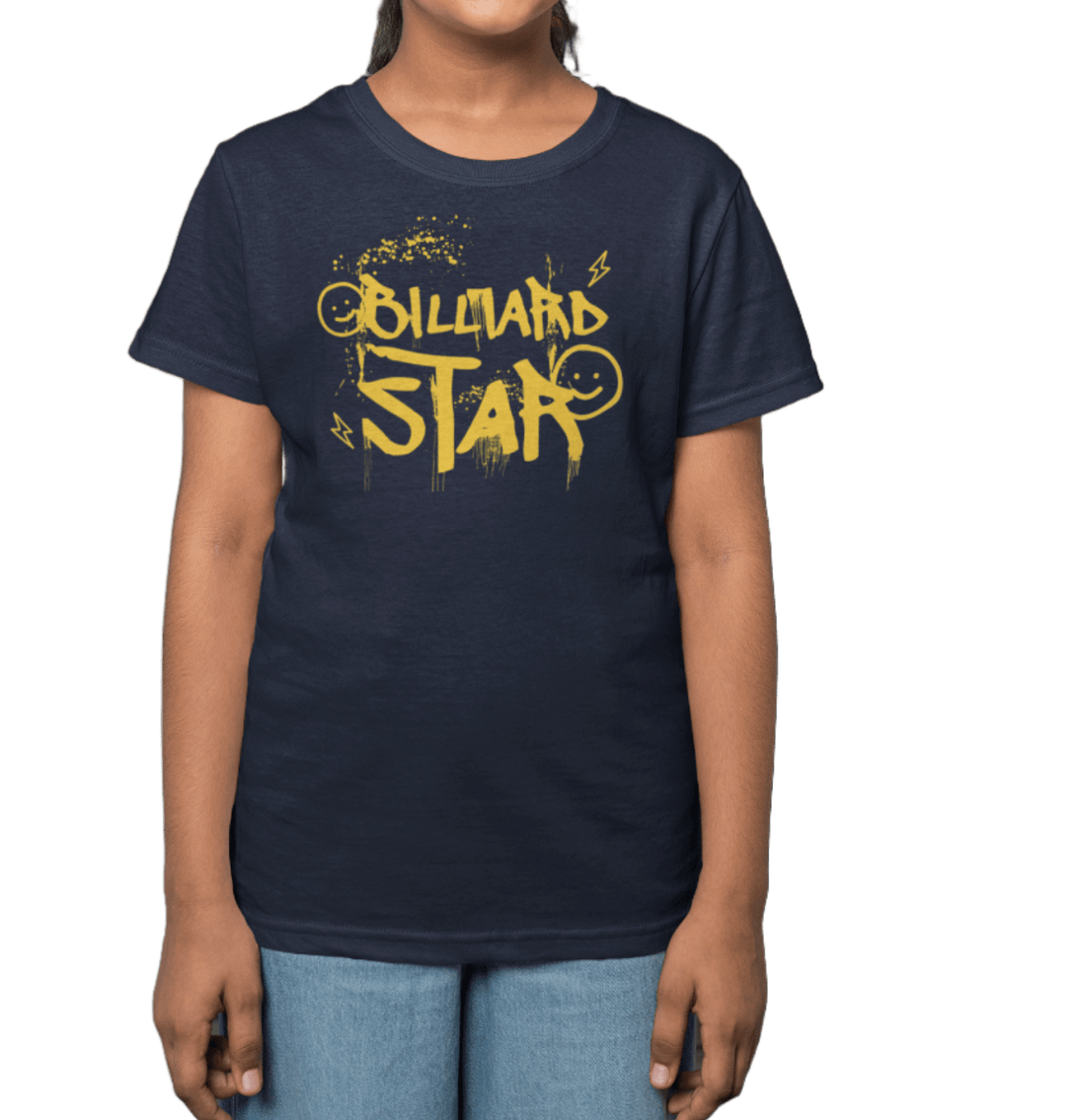 Billiard Star - Custom Youth Cotton Tee - BFLY BILLIARDS