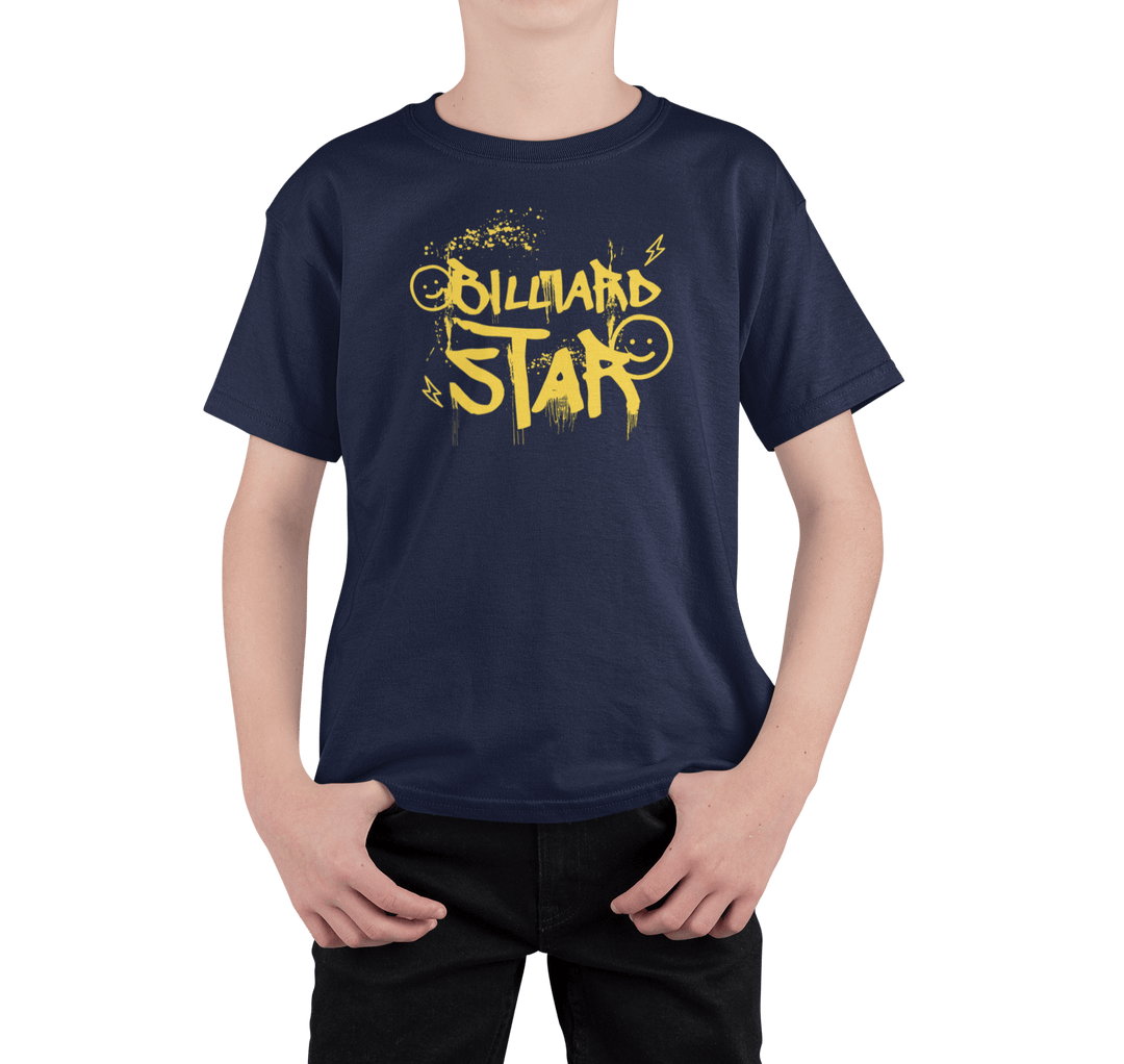 Billiard Star - Custom Youth Cotton Tee - BFLY BILLIARDS