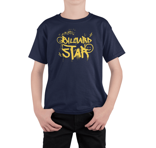 Billiard Star - Custom Youth Cotton Tee - BFLY BILLIARDS