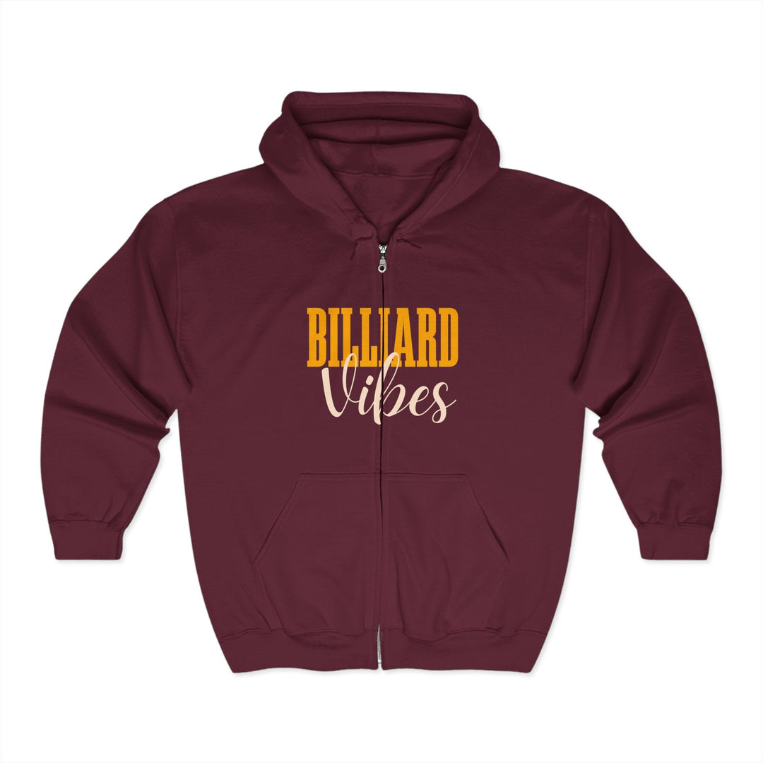 Billiard Vibes - Full Zip Hoodie - BFLY BILLIARDS