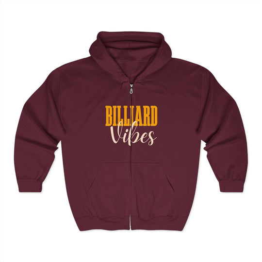 Billiard Vibes - Full Zip Hoodie - BFLY BILLIARDS