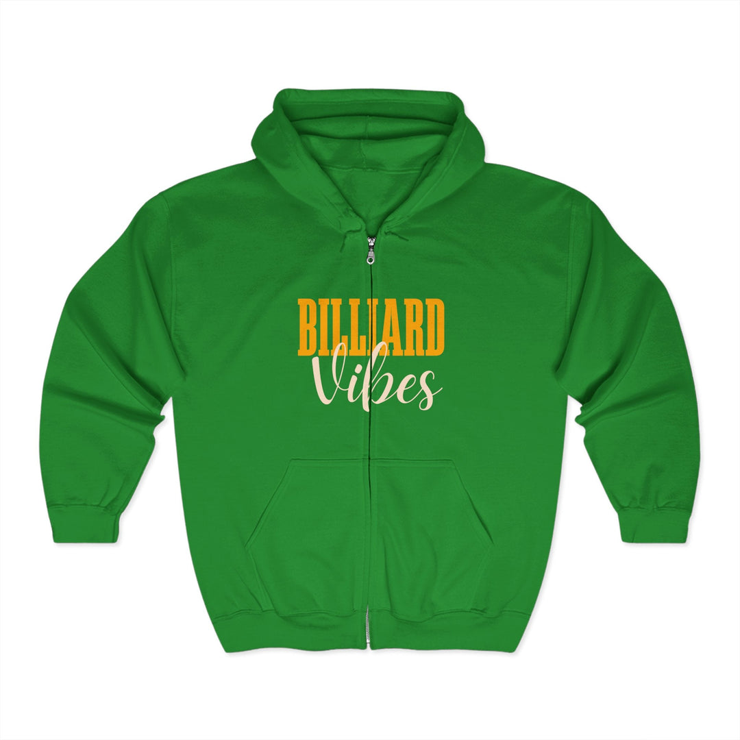 Billiard Vibes - Full Zip Hoodie - BFLY BILLIARDS