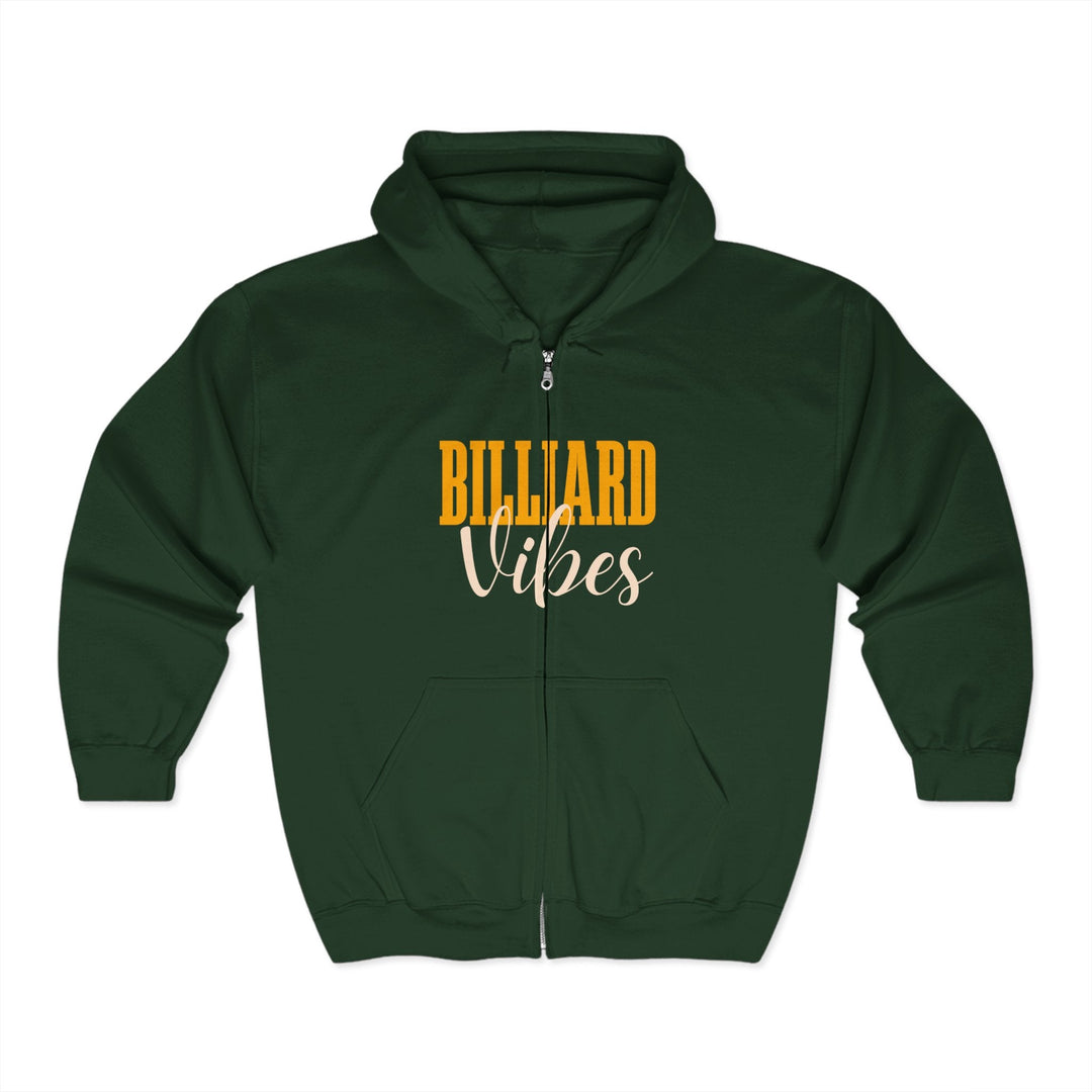 Billiard Vibes - Full Zip Hoodie - BFLY BILLIARDS