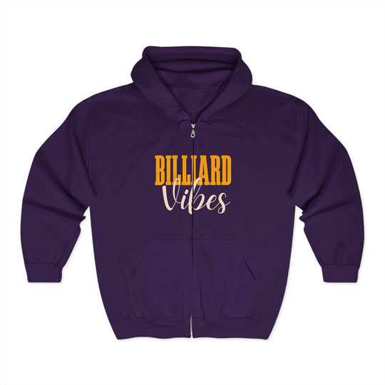 Billiard Vibes - Full Zip Hoodie - BFLY BILLIARDS