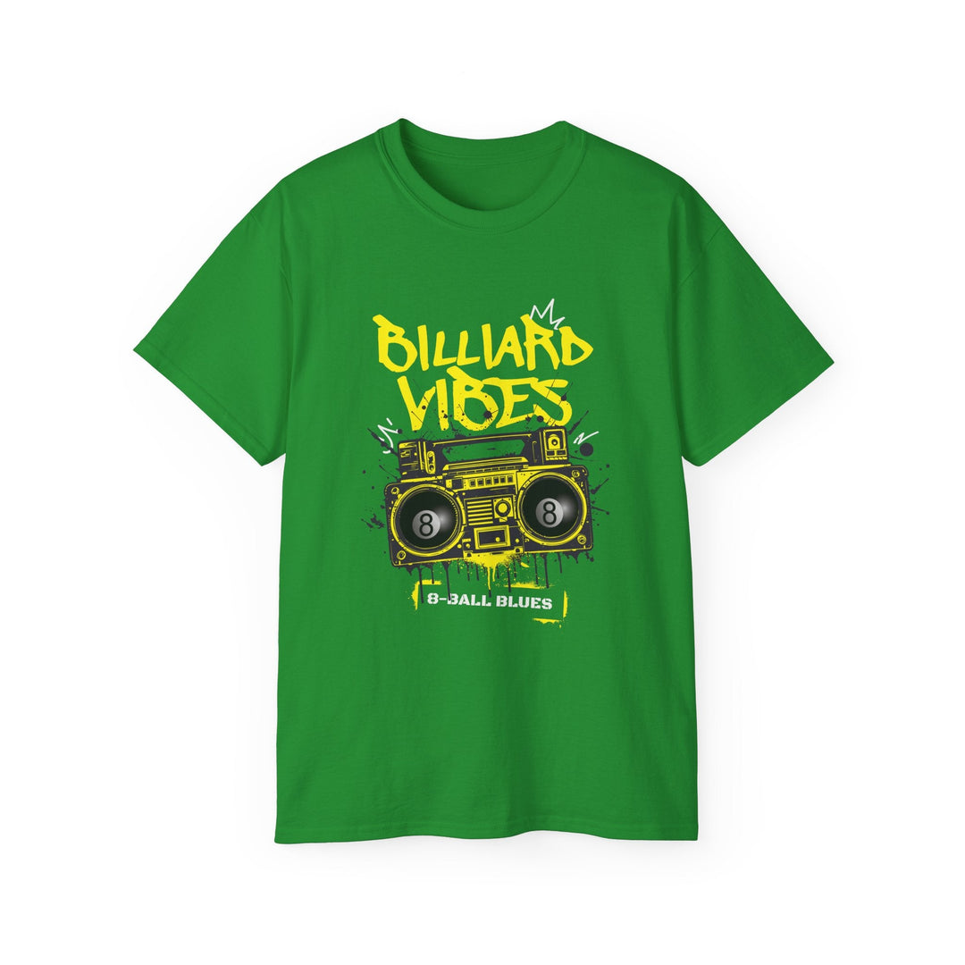 Billiard Vibes Radio - 8 - Ball Blues - Unisex Cotton T-Shirt - BFLY BILLIARDS
