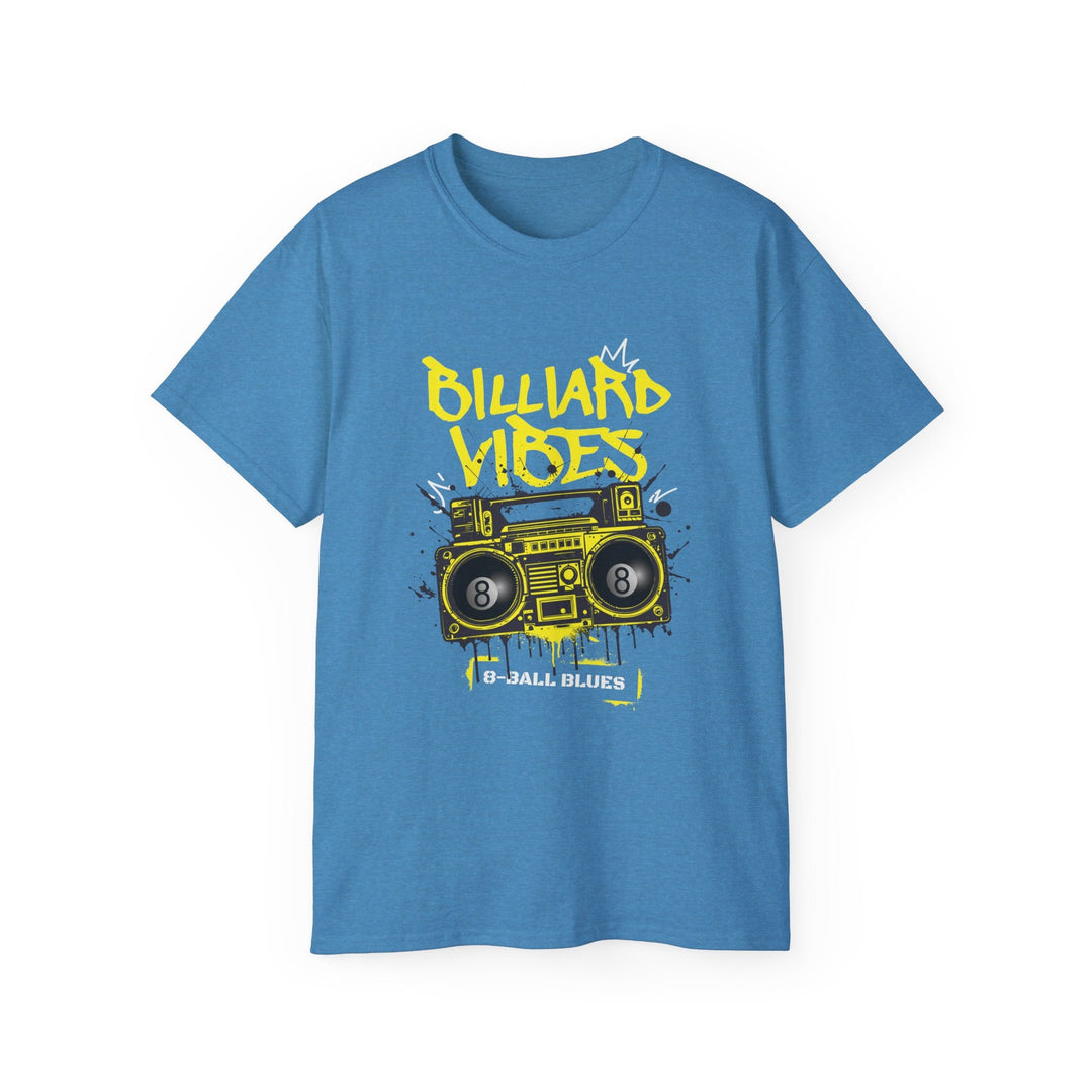 Billiard Vibes Radio - 8 - Ball Blues - Unisex Cotton T-Shirt - BFLY BILLIARDS