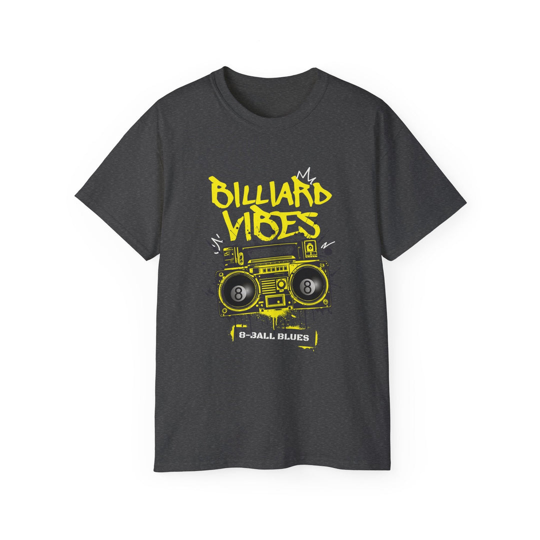 Billiard Vibes Radio - 8 - Ball Blues - Unisex Cotton T-Shirt - BFLY BILLIARDS