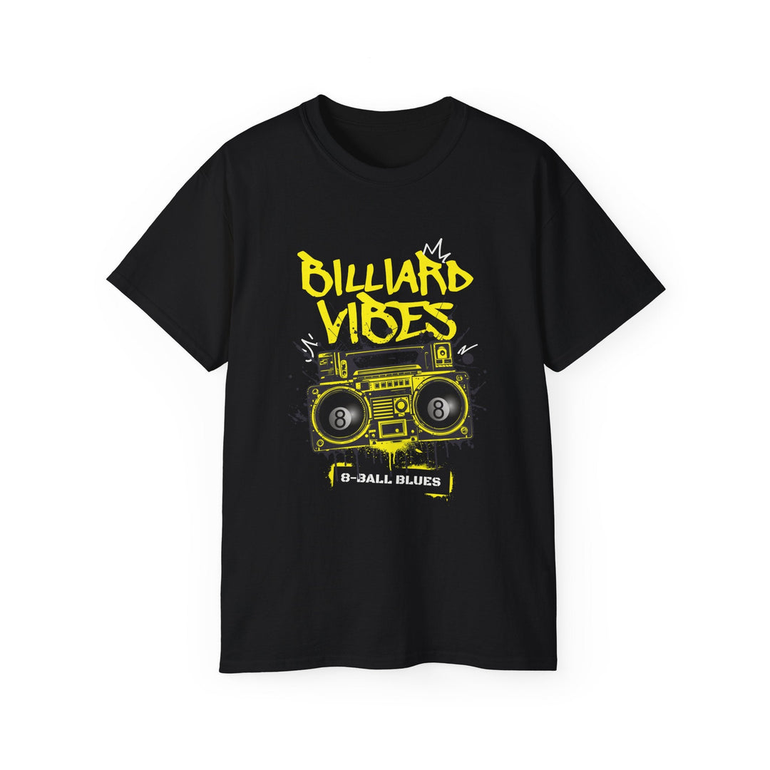 Billiard Vibes Radio - 8 - Ball Blues - Unisex Cotton T-Shirt - BFLY BILLIARDS