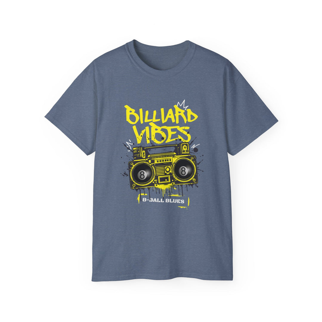 Billiard Vibes Radio - 8 - Ball Blues - Unisex Cotton T-Shirt - BFLY BILLIARDS