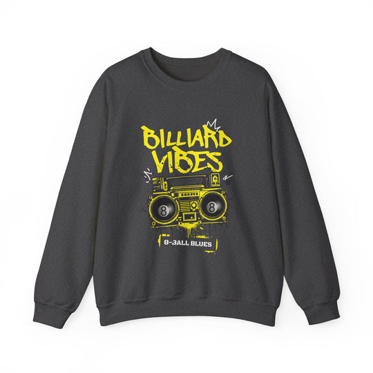 Billiard Vibes Radio - 8 - Ball Blues - Unisex Crewneck Sweatshirt - BFLY BILLIARDS