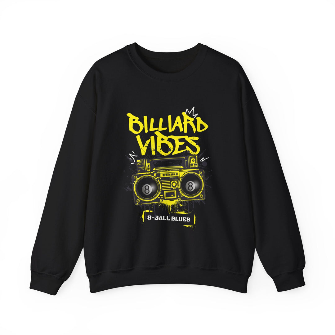 Billiard Vibes Radio - 8 - Ball Blues - Unisex Crewneck Sweatshirt - BFLY BILLIARDS