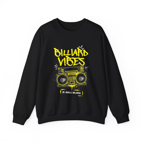 Billiard Vibes Radio - 8 - Ball Blues - Unisex Crewneck Sweatshirt - BFLY BILLIARDS