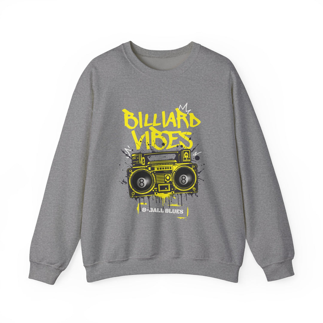 Billiard Vibes Radio - 8 - Ball Blues - Unisex Crewneck Sweatshirt - BFLY BILLIARDS