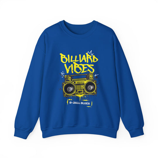 Billiard Vibes Radio - 8 - Ball Blues - Unisex Crewneck Sweatshirt - BFLY BILLIARDS