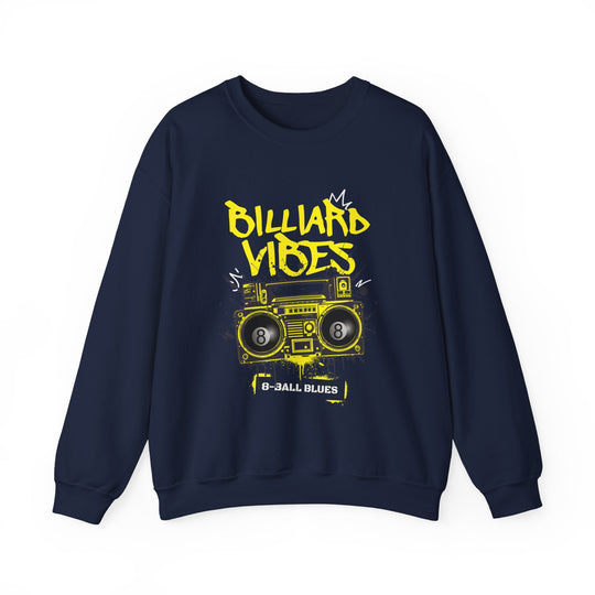 Billiard Vibes Radio - 8 - Ball Blues - Unisex Crewneck Sweatshirt - BFLY BILLIARDS