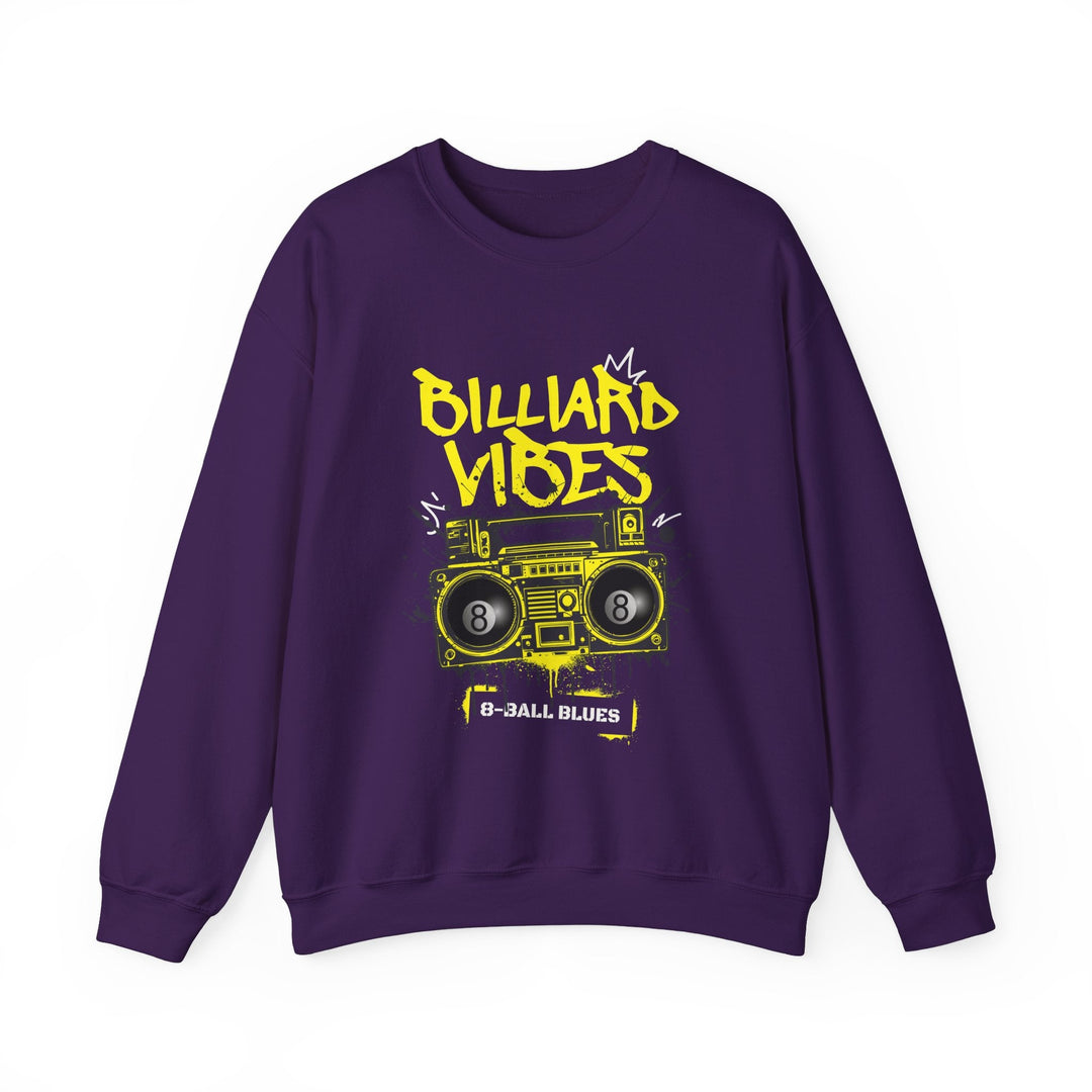 Billiard Vibes Radio - 8 - Ball Blues - Unisex Crewneck Sweatshirt - BFLY BILLIARDS