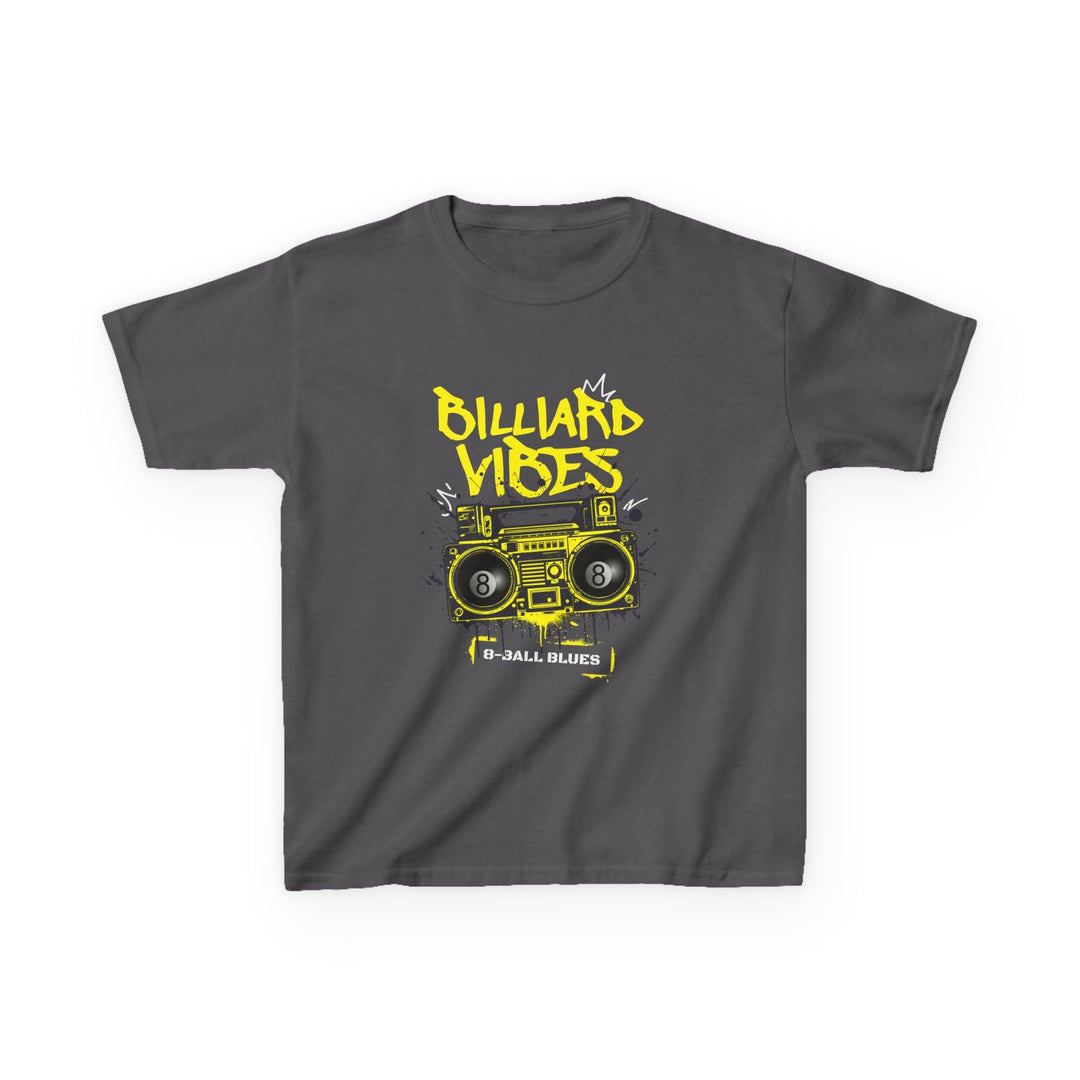 Billiard Vibes Radio - 8 - Ball Blues - Youth Cotton Tee - BFLY BILLIARDS
