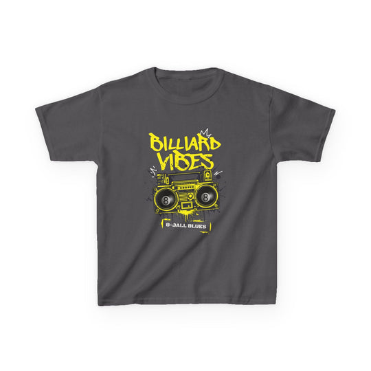 Billiard Vibes Radio - 8 - Ball Blues - Youth Cotton Tee - BFLY BILLIARDS