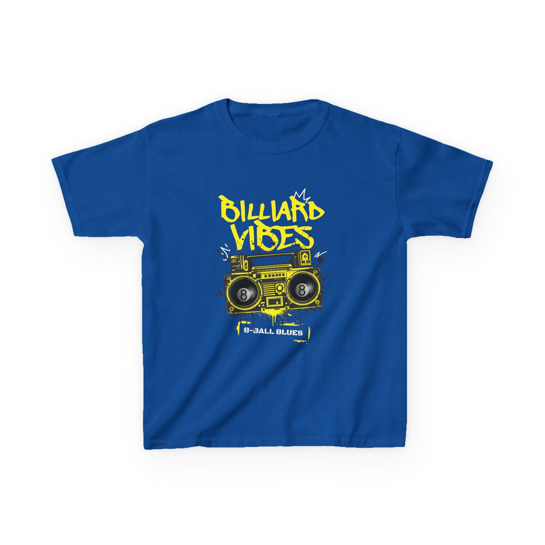Billiard Vibes Radio - 8 - Ball Blues - Youth Cotton Tee - BFLY BILLIARDS