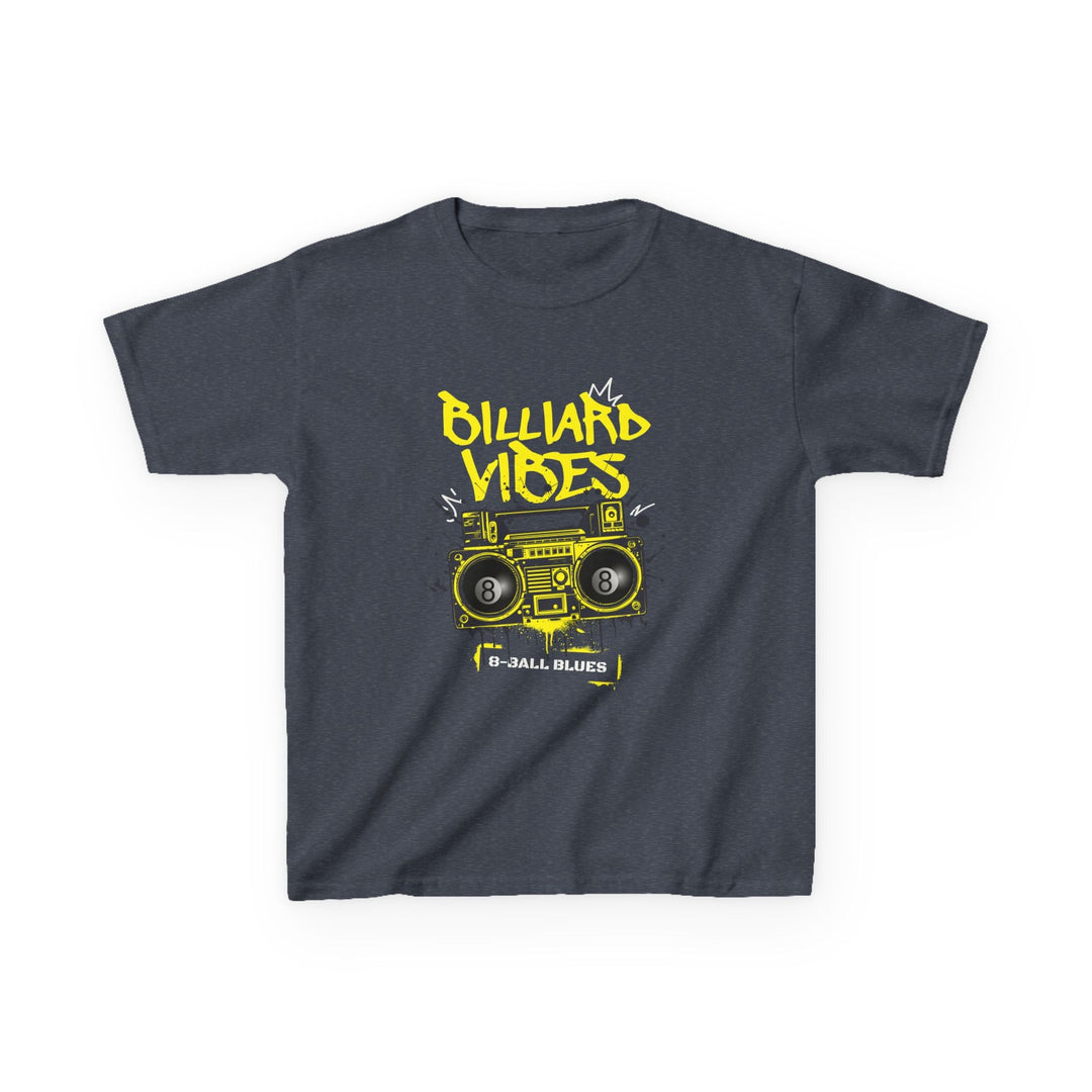 Billiard Vibes Radio - 8 - Ball Blues - Youth Cotton Tee - BFLY BILLIARDS
