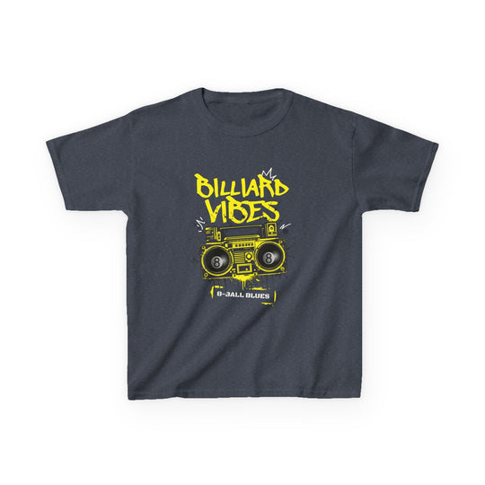 Billiard Vibes Radio - 8 - Ball Blues - Youth Cotton Tee - BFLY BILLIARDS